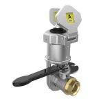 Idem SS-MV-FOP-1/2: SS Mini Valve Interlock Key Free Locked Open 1/2 BSPP