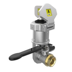 Idem SS-MV-FCL-1/2: SS Mini Valve Interlock Key Free Locked Closed 1/2 BSPP