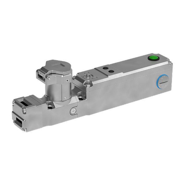 SS-TS-SR-PB-access-control-safety-switch-with-guard-locking-and-trapped-key-stainless-steel.jpg Idem 815002-PB: SS-TS-SR 3NC 1NO Manual Release M20 + Push Button
