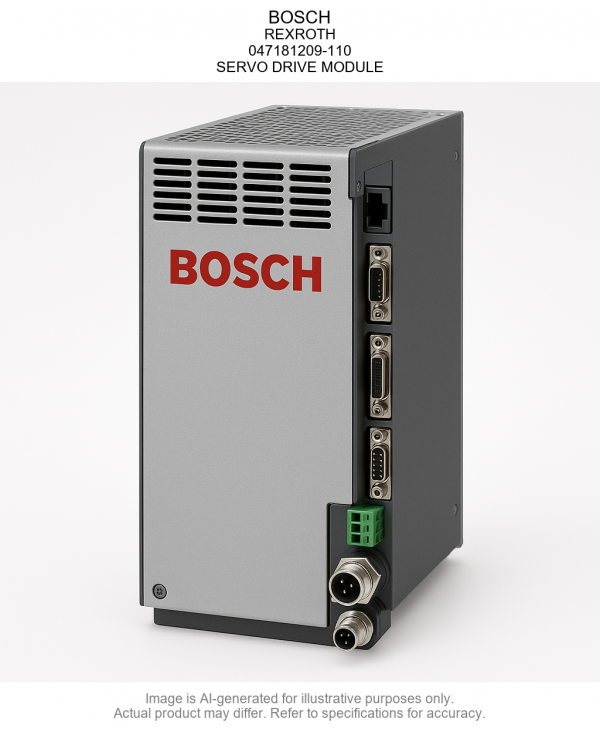 BOSCH; REXROTH; 047181209-110; SERVO DRIVE MODULE
