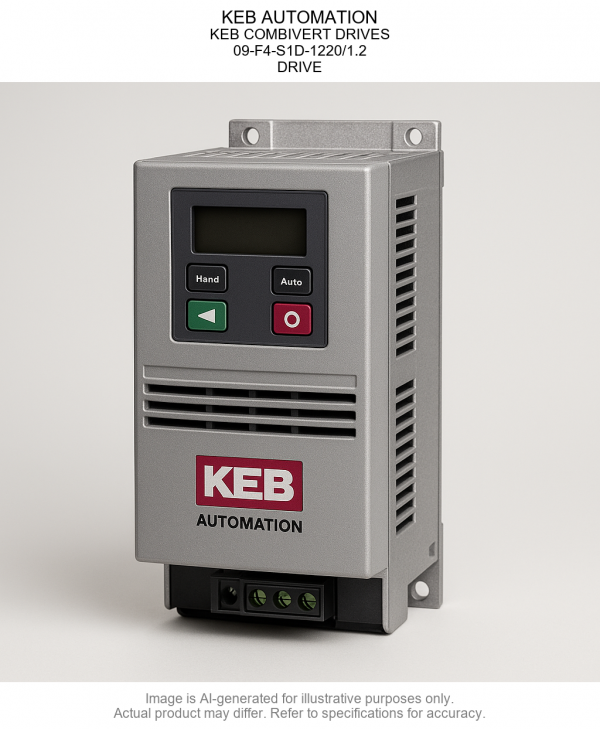 KEB AUTOMATION; KEB COMBIVERT DRIVES; 09-F4-S1D-1220/1.2; DRIVE