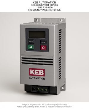 KEB AUTOMATION; KEB COMBIVERT DRIVES; 12.B6.A3B-3900; FREQUENCY INVERTER DRIVE