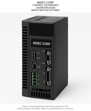 NIDEC CORP; CONTROL TECHNIQUES; 142DSD300CAAAA; SERVO MOTOR DUTYMAX