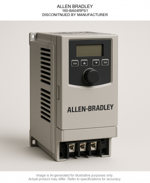 ALLEN BRADLEY; 160-BA04RPS1; DISCONITNUED BY MANUFACTURER