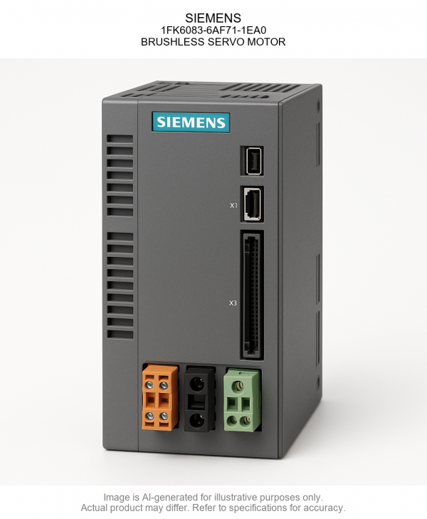 SIEMENS; 1FK6083-6AF71-1EA0; BRUSHLESS SERVO MOTOR