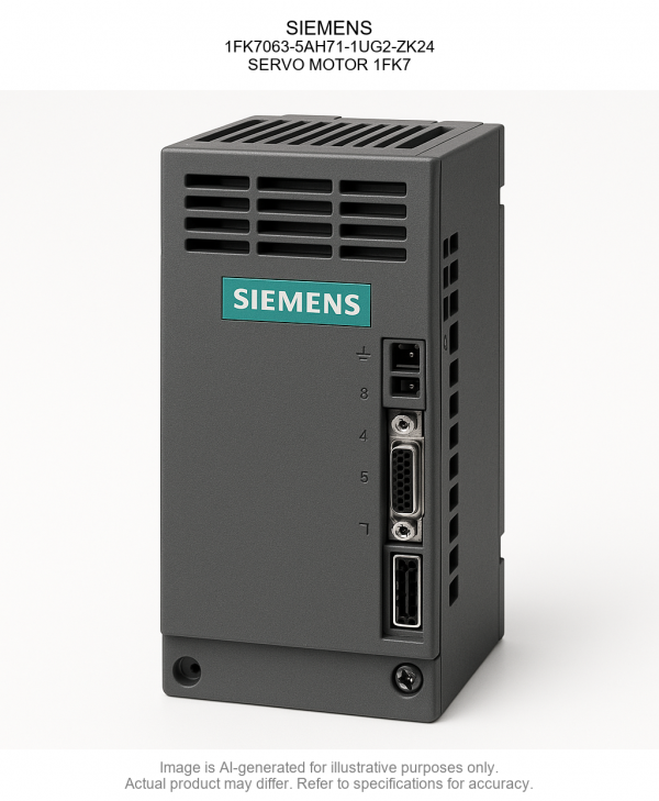 SIEMENS; 1FK7063-5AH71-1UG2-ZK24; SERVO MOTOR 1FK7