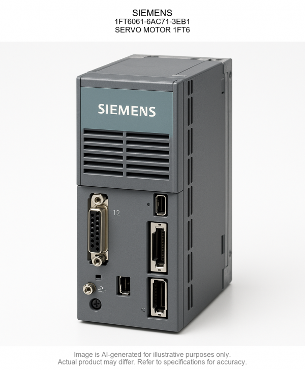 SIEMENS; 1FT6061-6AC71-3EB1; SERVO MOTOR 1FT6