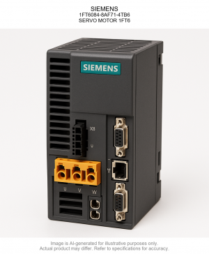 SIEMENS; 1FT6084-8AF71-4TB6; SERVO MOTOR 1FT6