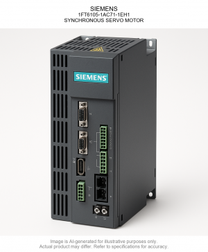 SIEMENS; 1FT6105-1AC71-1EH1; SYNCHRONOUS SERVO MOTOR