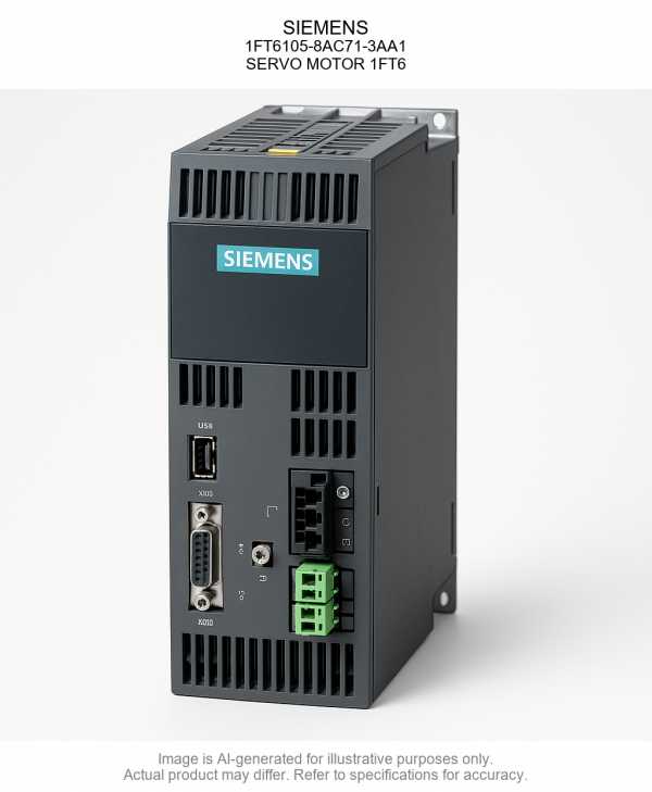 SIEMENS; 1FT6105-8AC71-3AA1; SERVO MOTOR 1FT6