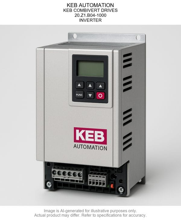 KEB AUTOMATION; KEB COMBIVERT DRIVES; 20.Z1.B04-1000; INVERTER