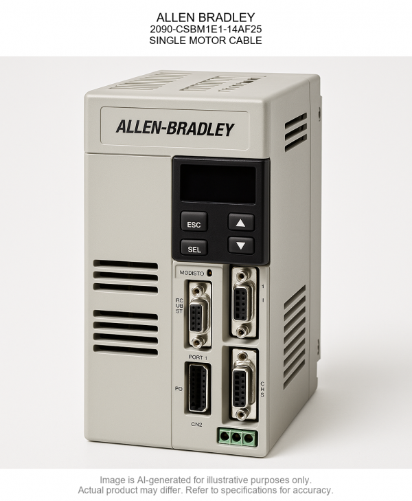 ALLEN BRADLEY; 2090-CSBM1E1-14AF25; SINGLE MOTOR CABLE