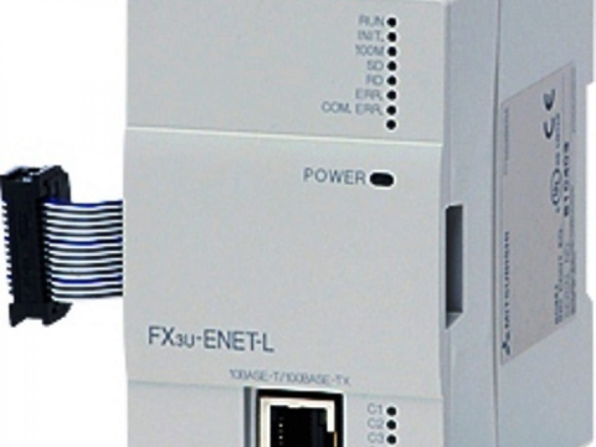 Mitsubishi FX3U-ENET-P502 Module - Open Port 502 for Modbus TCP/IP