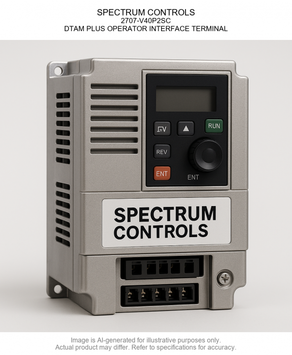 2707-V40P2SC.png SPECTRUM CONTROLS; 2707-V40P2SC; DTAM PLUS OPERATOR INTERFACE TERMINAL