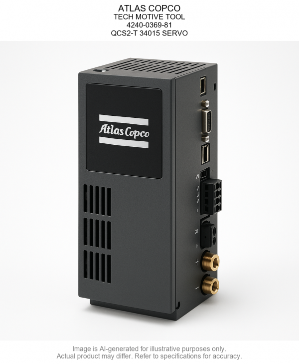 ATLAS COPCO; TECH MOTIVE TOOL; 4240-0369-81; QCS2-T 34015 SERVO