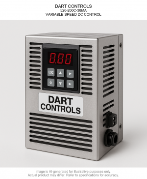 DART CONTROLS; 520-200C-38MA; VARIABLE SPEED DC CONTROL
