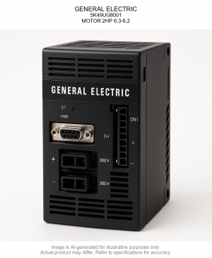 GENERAL ELECTRIC; 5K49UG8001; MOTOR 2HP 6.3-6.2