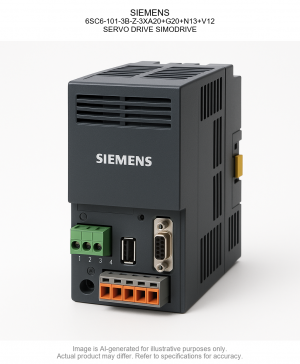 SIEMENS; 6SC6-101-3B-Z-3XA20+G20+N13+V12; SERVO DRIVE SIMODRIVE