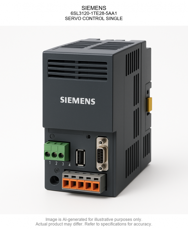 SIEMENS; 6SL3120-1TE28-5AA1; SERVO CONTROL SINGLE