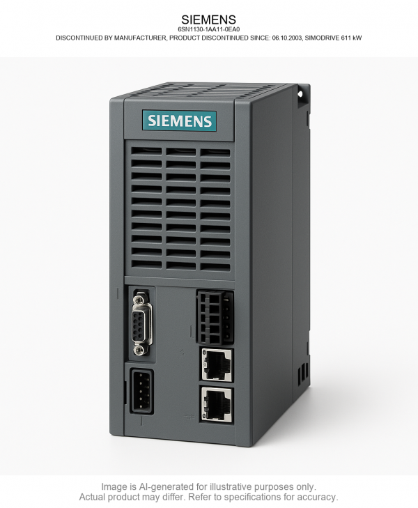 SIEMENS; 6SN1130-1AA11-0EA0; SIMODRIVE 611 kW