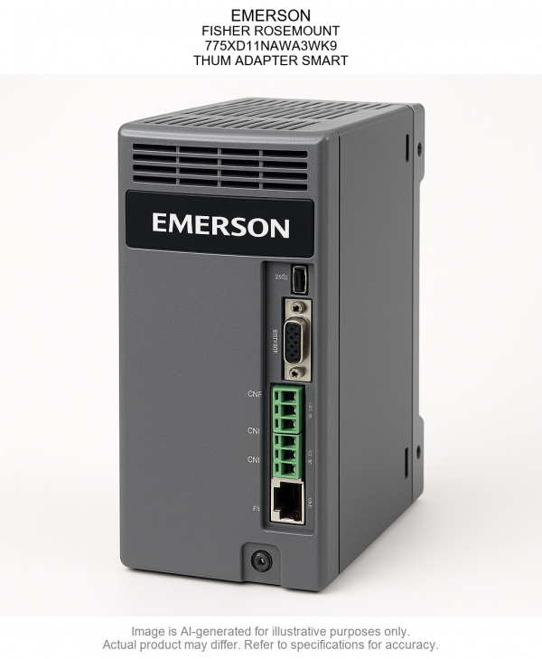 775XD11NAWA3WK9.png EMERSON; FISHER ROSEMOUNT; 775XD11NAWA3WK9; THUM ADAPTER SMART