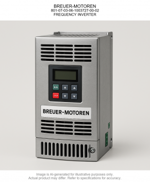 BREUER-MOTOREN; 801-07-03-06-1003727-00-02; FREQUENCY INVERTER