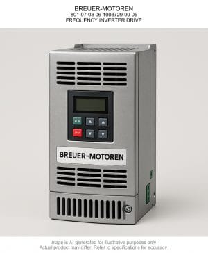 BREUER-MOTOREN; 801-07-03-06-1003729-00-05; FREQUENCY INVERTER DRIVE