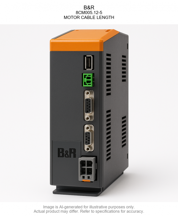 B&R; 8CM005.12-5; MOTOR CABLE LENGTH