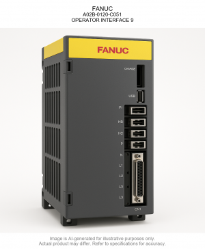 FANUC; A02B-0120-C051; OPERATOR INTERFACE 9