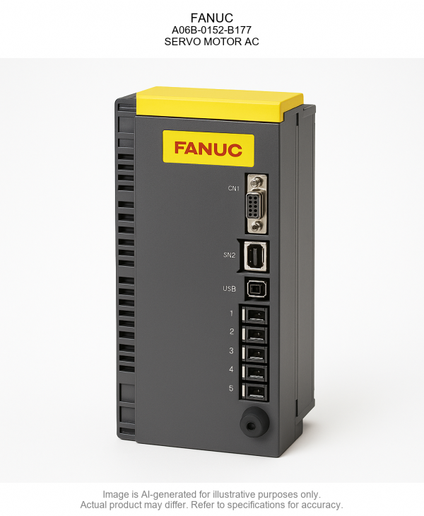A06B-0152-B177.png FANUC; A06B-0152-B177; SERVO MOTOR AC