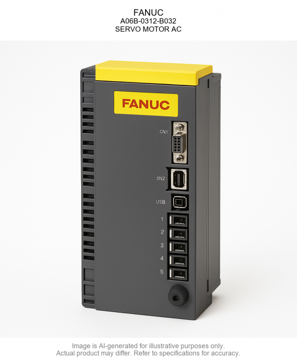 FANUC; A06B-0312-B032; SERVO MOTOR AC