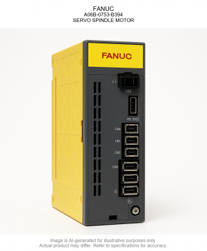 FANUC; A06B-0753-B394; SERVO SPINDLE MOTOR