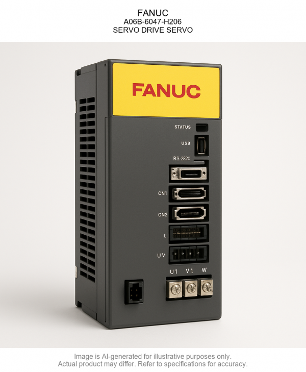 A06B-6047-H206.png FANUC; A06B-6047-H206; SERVO DRIVE SERVO