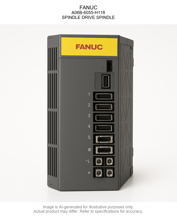 FANUC; A06B-6055-H118; SPINDLE DRIVE SPINDLE