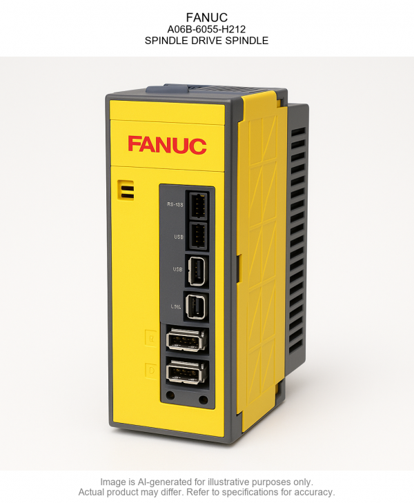 A06B-6055-H212.png FANUC; A06B-6055-H212; SPINDLE DRIVE SPINDLE