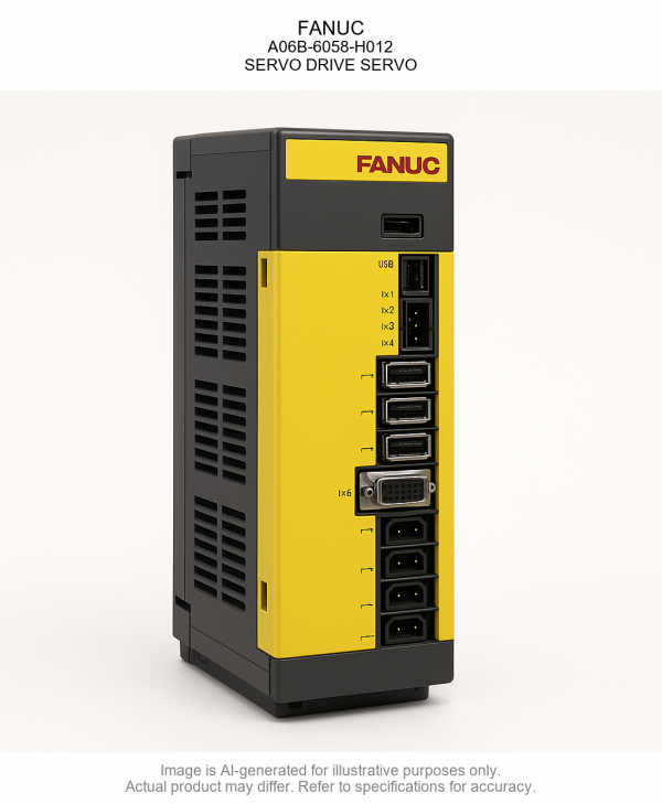 A06B-6058-H012.png FANUC; A06B-6058-H012; SERVO DRIVE SERVO