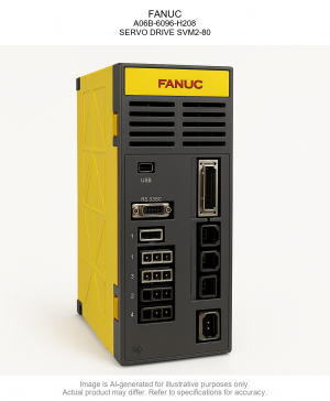 FANUC; A06B-6096-H208; SERVO DRIVE SVM2-80