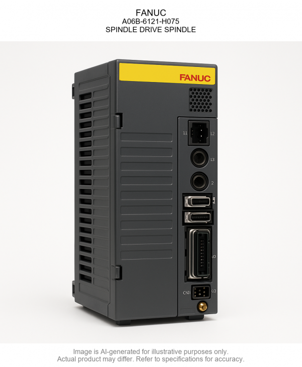 A06B-6121-H075.png FANUC; A06B-6121-H075; SPINDLE DRIVE SPINDLE