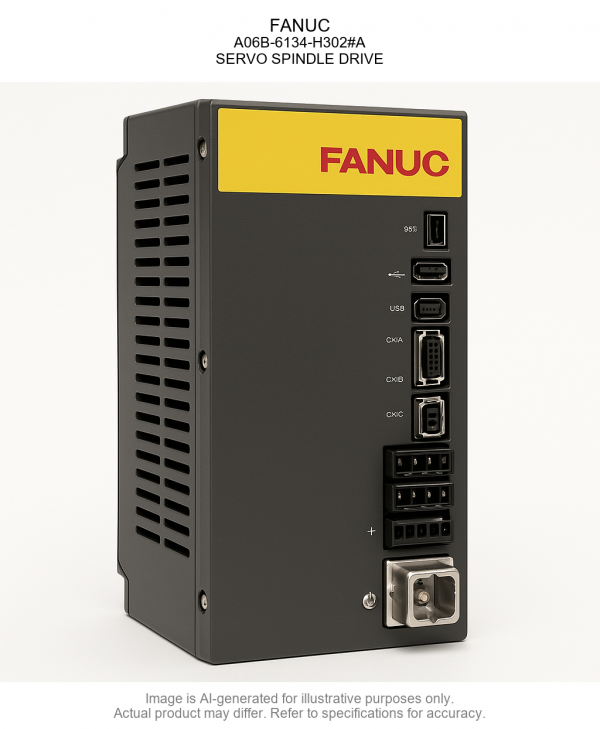 FANUC; A06B-6134-H302#A; SERVO SPINDLE DRIVE