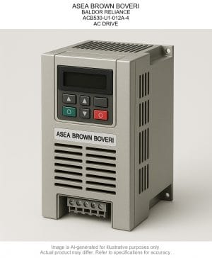 ASEA BROWN BOVERI; BALDOR RELIANCE; ACB530-U1-012A-4; AC DRIVE