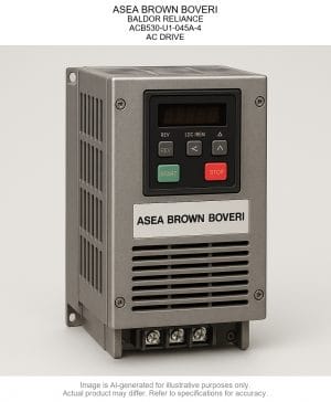 ASEA BROWN BOVERI; BALDOR RELIANCE; ACB530-U1-045A-4; AC DRIVE