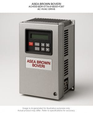 ASEA BROWN BOVERI; ACH550-BDR-077A-6+B055+F267; AC HVAC DRIVE