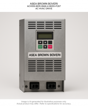ASEA BROWN BOVERI; ACH550-BDR-08A8-4+B055+F267; AC HVAC DRIVE