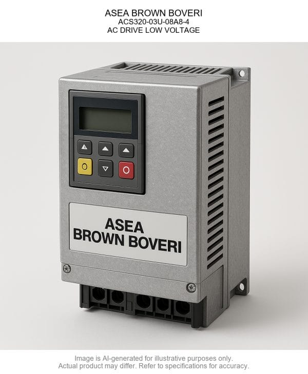 ACS320-03U-08A8-4.png ASEA BROWN BOVERI; ACS320-03U-08A8-4; AC DRIVE LOW VOLTAGE