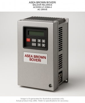 ASEA BROWN BOVERI; BALDOR RELIANCE; ACS550-U1-038A-4; AC DRIVE