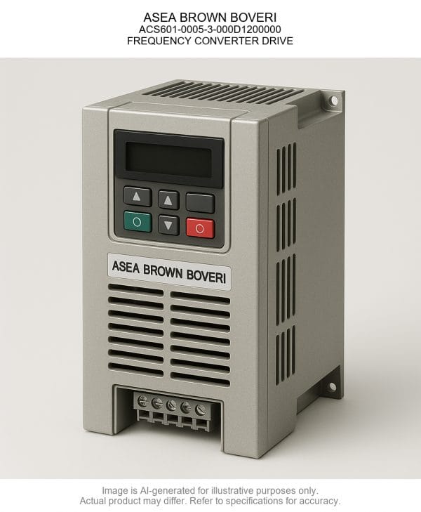 ASEA BROWN BOVERI; ACS601-0005-3-000D1200000; FREQUENCY CONVERTER DRIVE