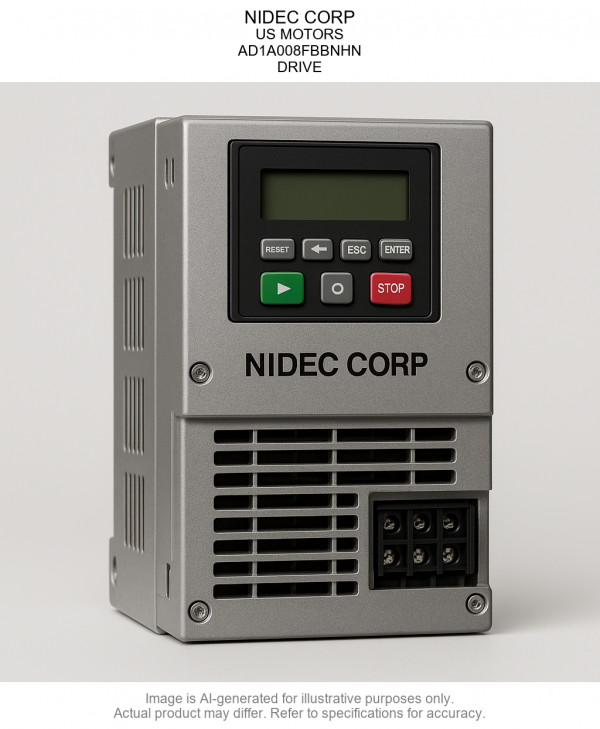 NIDEC CORP; US MOTORS; AD1A008FBBNHN; DRIVE