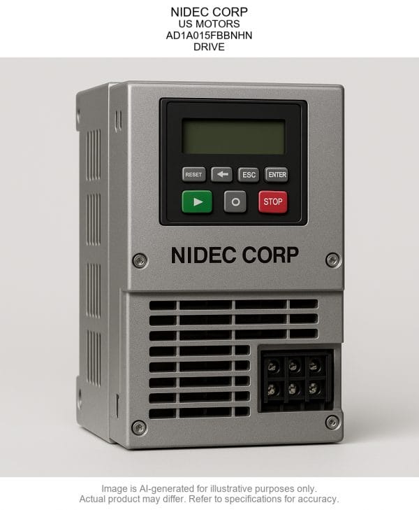 NIDEC CORP; US MOTORS; AD1A015FBBNHN; DRIVE