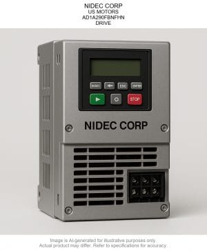 NIDEC CORP; US MOTORS; AD1A290FBNFHN; DRIVE