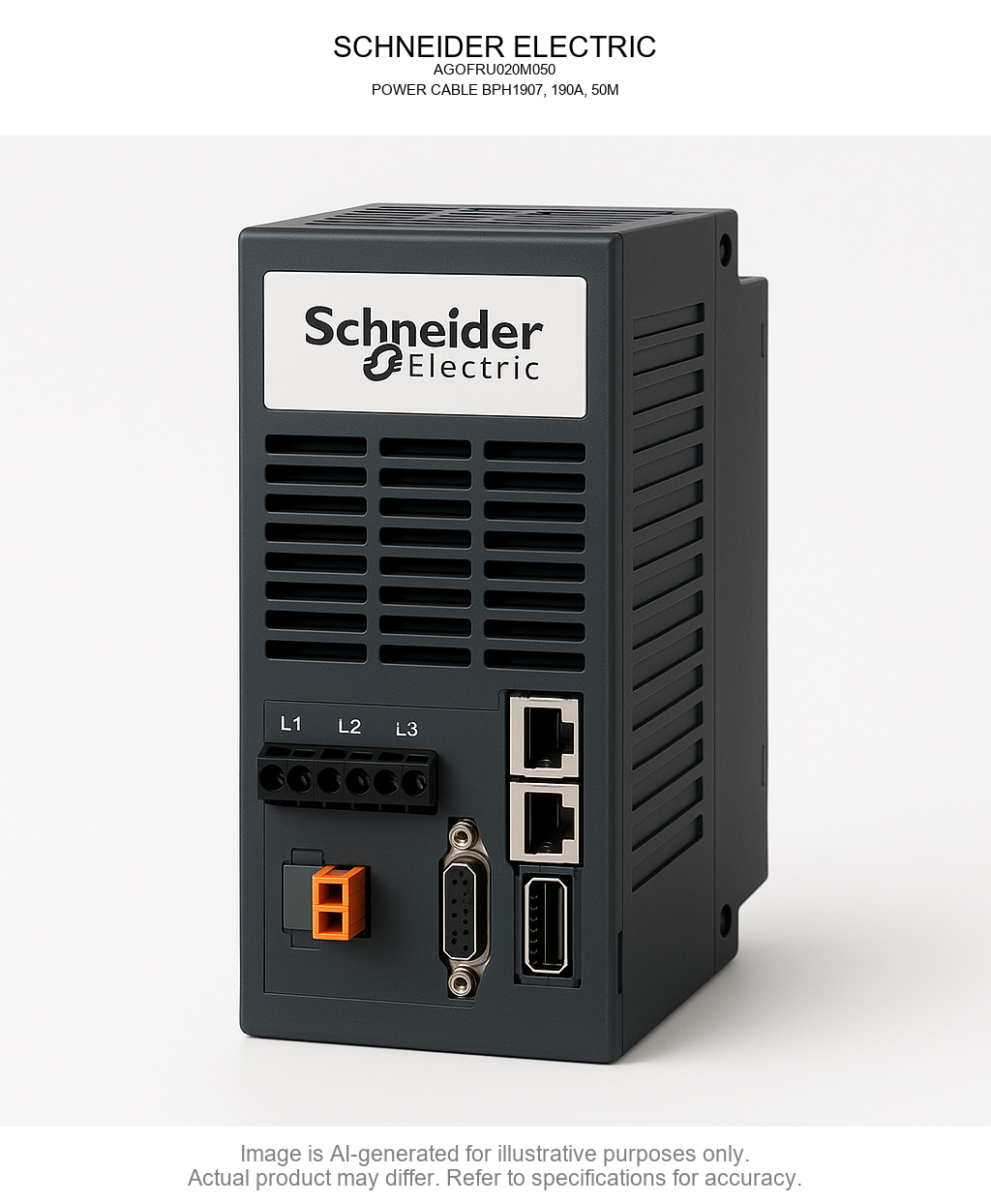 SCHNEIDER ELECTRIC; AGOFRU020M050; POWER CABLE BPH1907